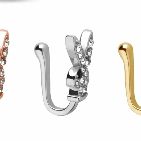 Playboy Rabbit Nose Cuff Ring - Picture 2 of 5
